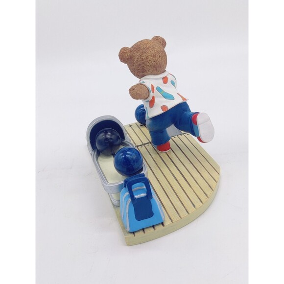 Teddy Lanes Collection Figure Faithful Fuzzies ALL In Delivery Bowling Bowl Cute - Picture 7 of 14